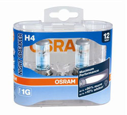 Žarnica 12v h4 60/55 nightbreaker - osram, 2kos